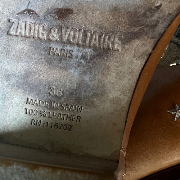 Zadig & Voltaire women’s star studded Tyler booties - Picture 8 of 12